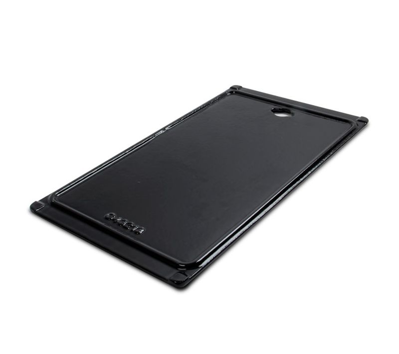 Plancha  Fonte Émaillée 21 X 43 Cm Pour Barbecue À Gaz 3 Brûleurs