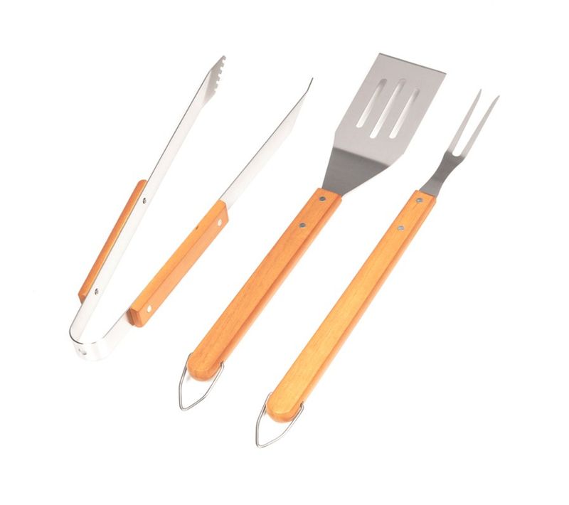 Coffret 3 Accessoires Pour Barbecue Et Plancha