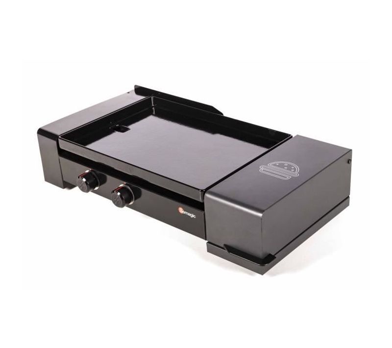Plancha A Gaz So Burger Noir Et Gris
