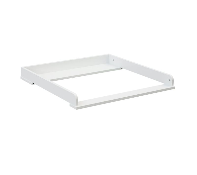 Plan à Langer En Bois Pour Commode Bébé 70 Cm Uno - Blanc - 71 X 72,5 X 8 Cm