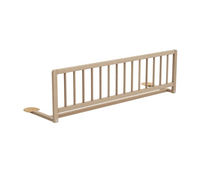 Barrière De Lit Enfant En Bois Essentiel Hêtre Brut 117 Cm