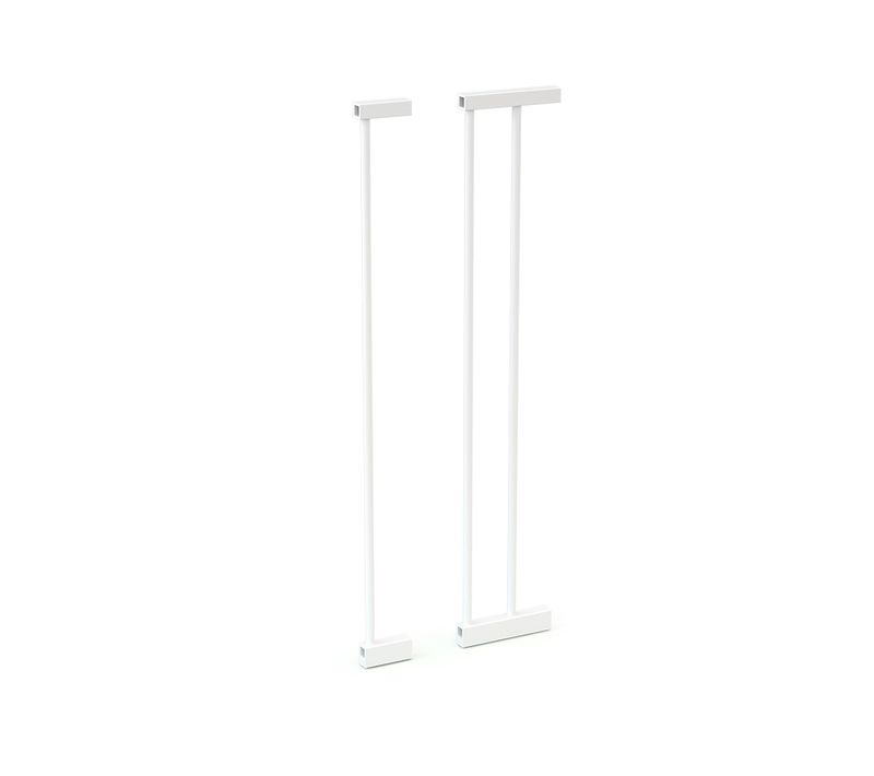 Extension Barrière De Sécurité Bébé En Acier Blanc