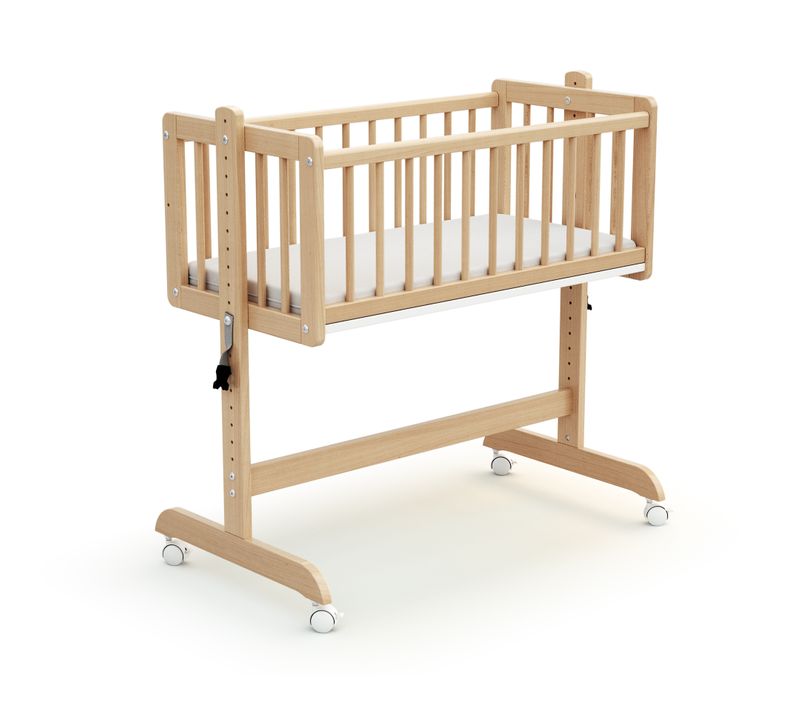 Berceau Cododo Évolutif En Bois Essentiel Hêtre Verni 40 X 80 Cm