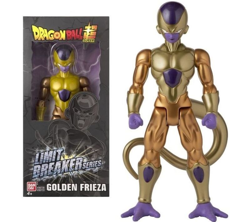Figurine Limit Breaker 30 Cm - Golden Frieza Articulée, Finition Métallique