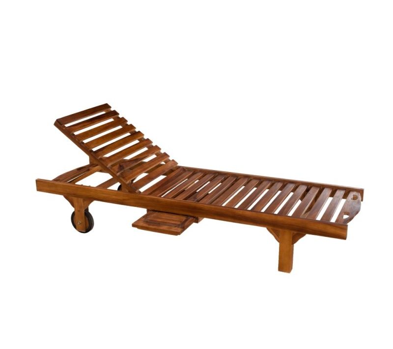 Maeva - Bain De Soleil En Bois Teck Huilé