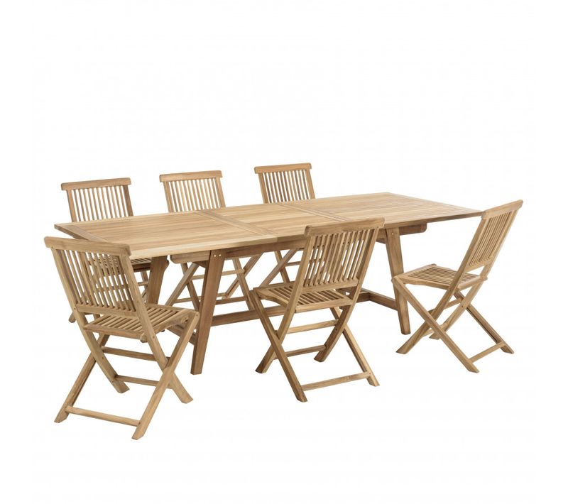 Harris - Salon De Jardin En Teck 8/10 Personnes