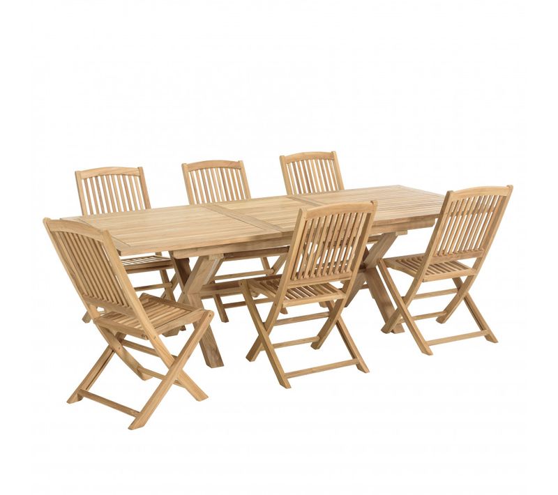 Harris - Salon De Jardin En Teck 8/10 Personnes