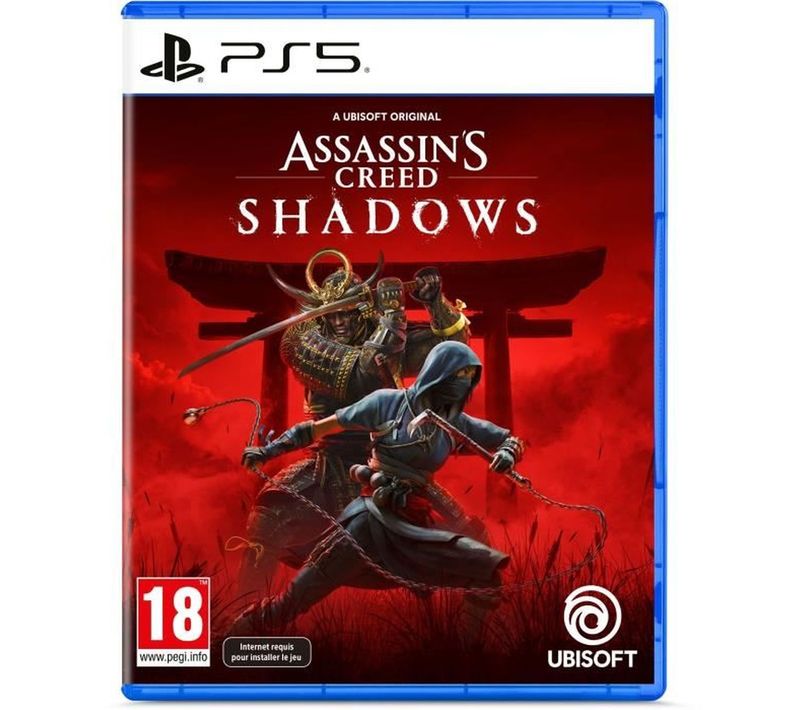 Assassin's Creed Shadows Ps5 - Édition Standard Physique, Japon Féodal