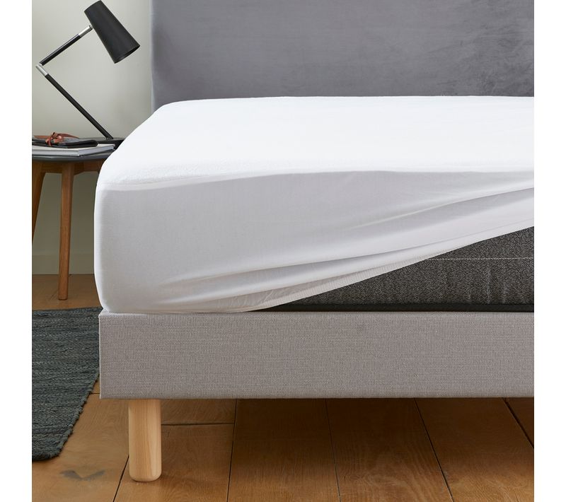 Alèse - Protège Matelas Imperméable Et Anti-acariens 90 X 190 Cm Blanc