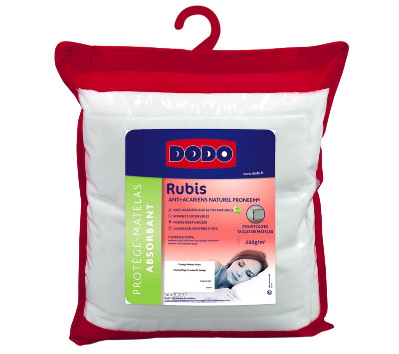 Protège oreiller 60x60 cm DODO RUBIS