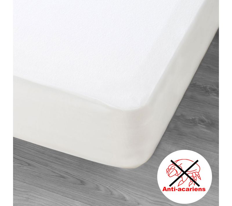 Protège Matelas Acti Protect - Anti-acariens 80 X 200 Cm Blanc