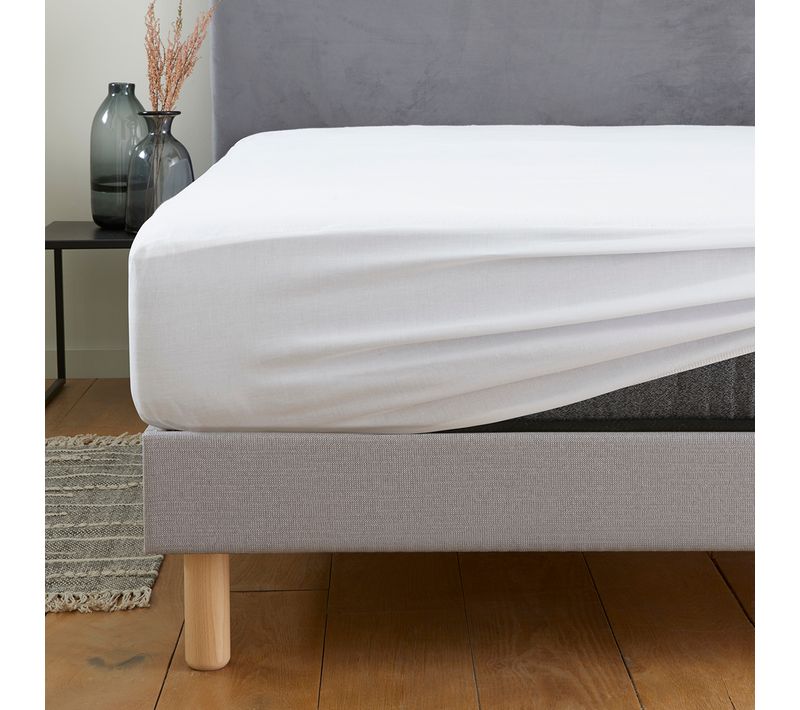 Protège-matelas Luxe Extra Absorbant (adapté Matelas Épais) 140 X 190 Cm Blanc