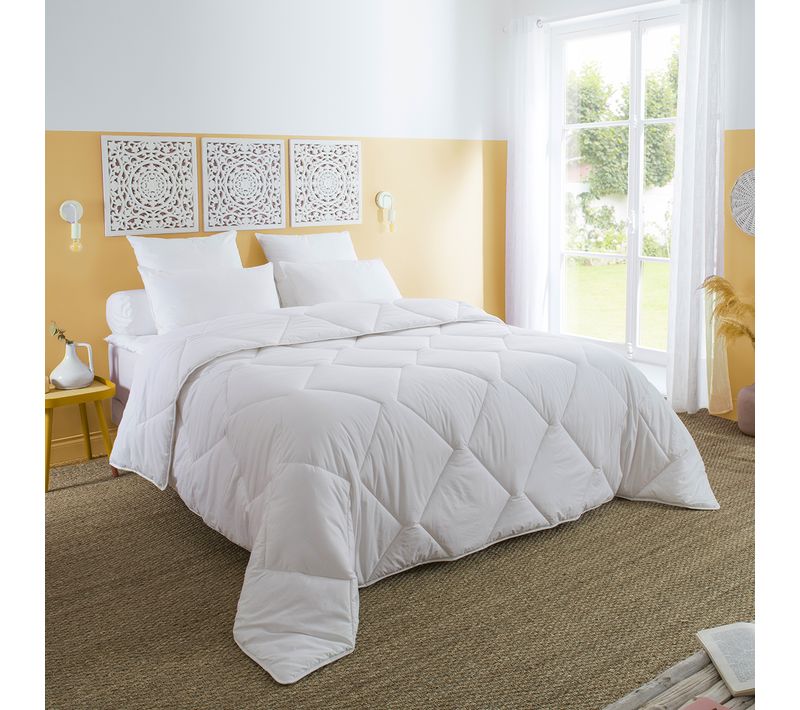 Couette Air Control - Confort Hôtel - Temperee 240 X 260 Cm Blanc