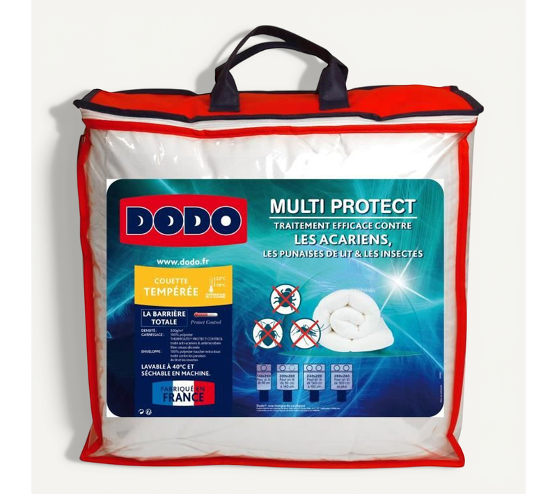 Couette Tempérée Multiprotect - 200 X 200 Cm