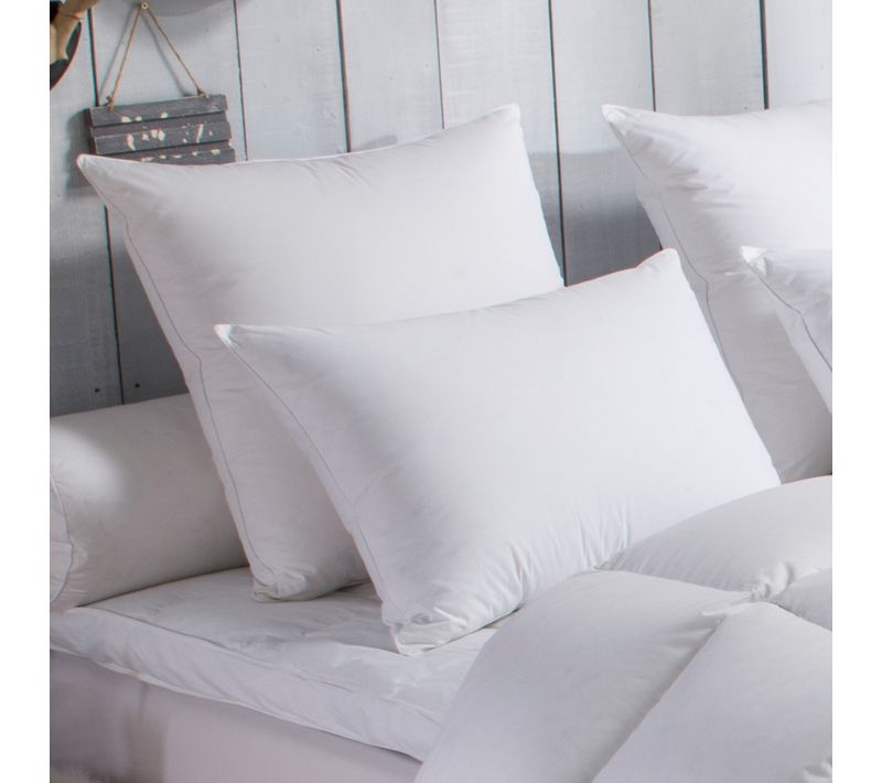 Oreiller 70% Duvet D'oie Moelleux 50 X 70 Cm Blanc
