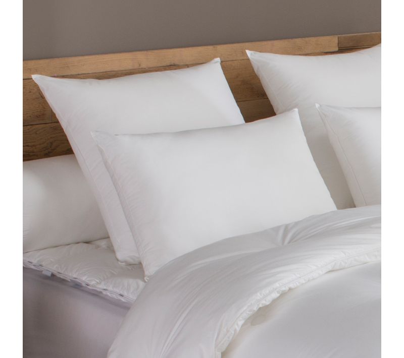 Oreiller Memory Fibre - Ergonomique 60 X 60 Cm Blanc