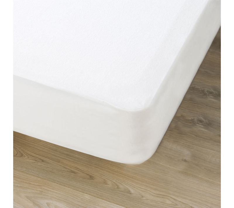 Alèse -protège Matelas Tencel Extra Respirant Et Imperméable 140 X 190 Cm Blanc