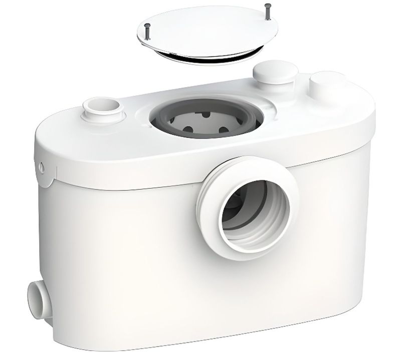 Sanipro Xr Up 400 W Broyeur Silencieux - 4 Entrées Pour Wc, Douche, Lavabo, Bidet