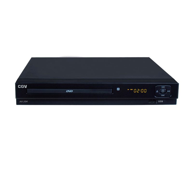 Lecteur Dvd De Salon - AX 204 - Upscaling 1080p - Télécommande à Gros Boutons - Lecture Multimédia
