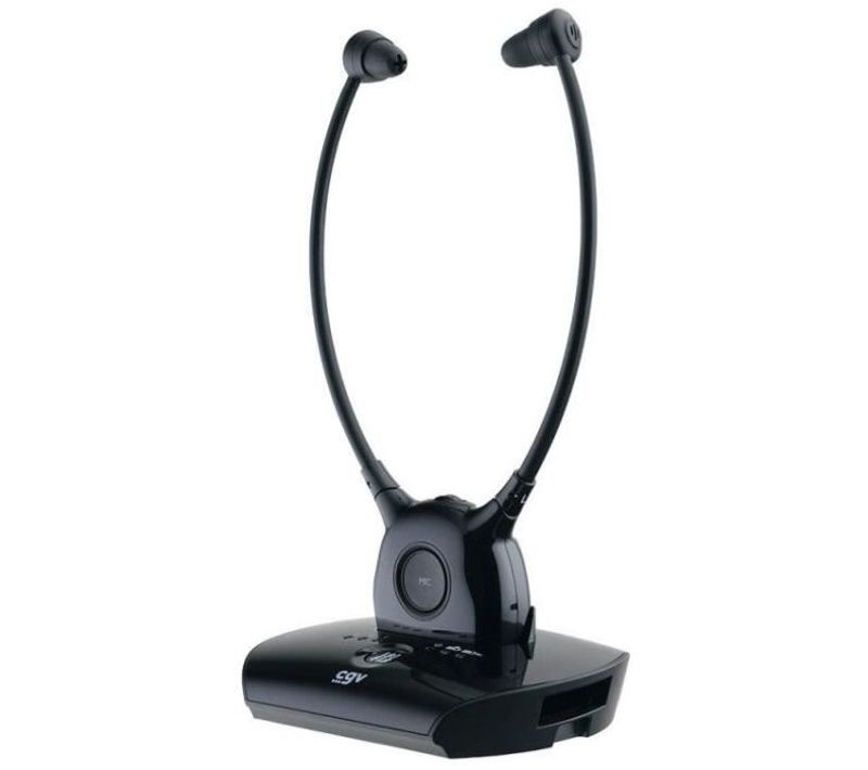 Casque TV Sans Fil Dolfinonyx - Autonomie 8h, Réglage de Volume Intégré