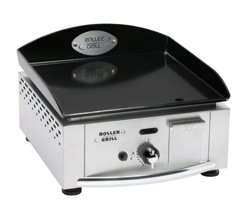 Plancha Gaz 2750w Plaque Email 5mm 39x38cm - Pl400ge