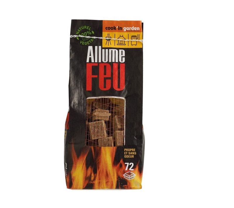 Cubes Allume-feu Pour Barbecue Ou Cheminée X 72