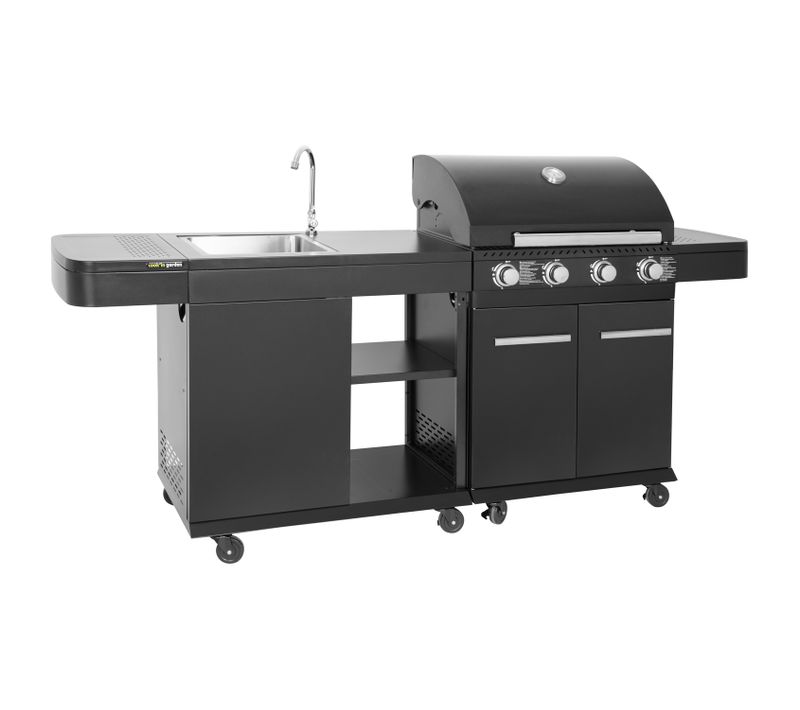 Cuisine Extérieure Modulable Fyra - 4 Brûleurs