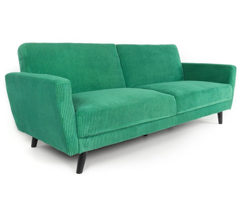 Canapé Convertible Clic-clac Refresha Velours Vert