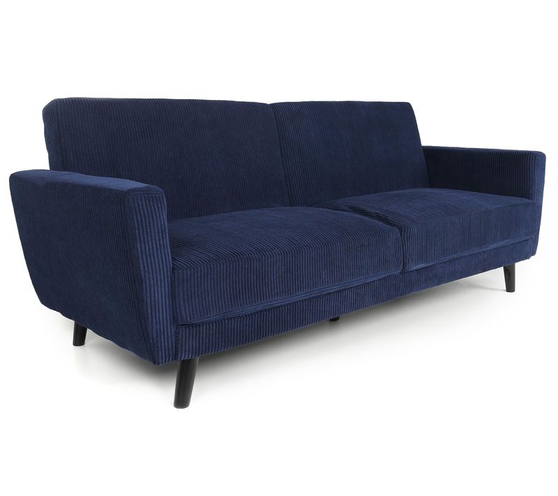 Canapé Convertible Clic-clac Refresha Velours Bleu