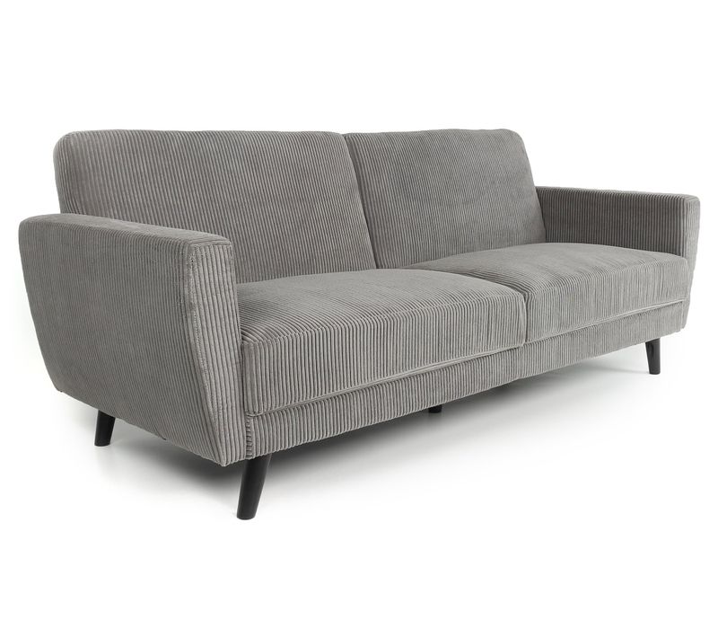 Canapé Convertible Clic-clac Refresha Velours Gris Clair