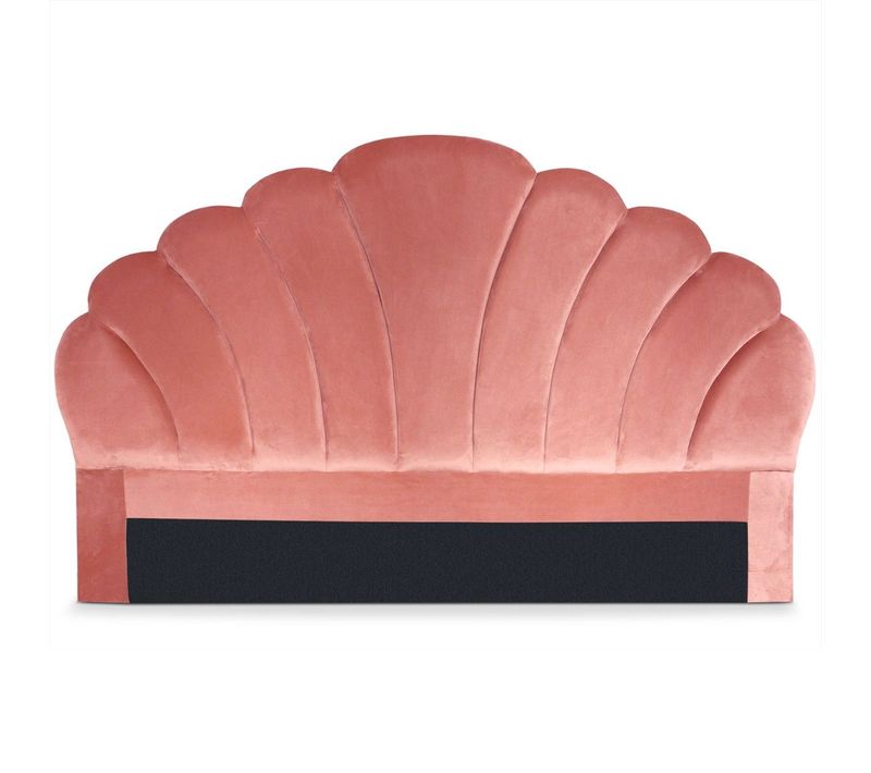 Tête De Lit Mermaid 180 Cm Velours Rose
