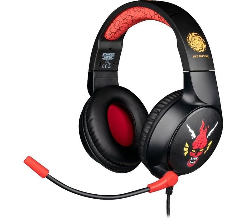 Casque Gaming Stranger Things Filaire Circum-aural Fermé Avec Micro, Jack 3,5 Mm