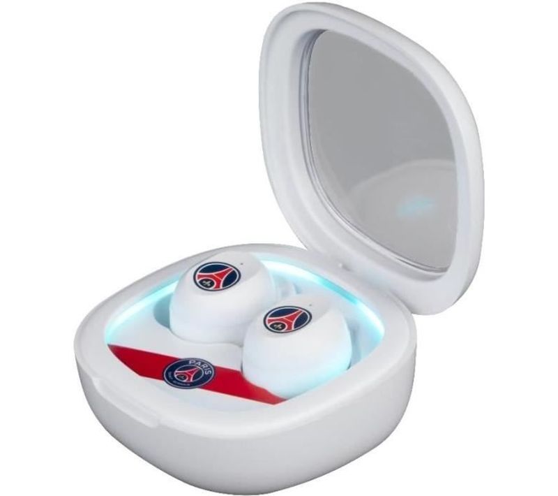 Écouteurs Sans Fil - Psg - Autonomie 8 H + 15 H - Ipx4 - Bluetooth - Blanc