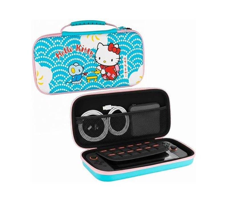 Housse De Transport Hello Kitty Pour Nintendo Switch, Switch Oled Et Switch 2 – Turquoise
