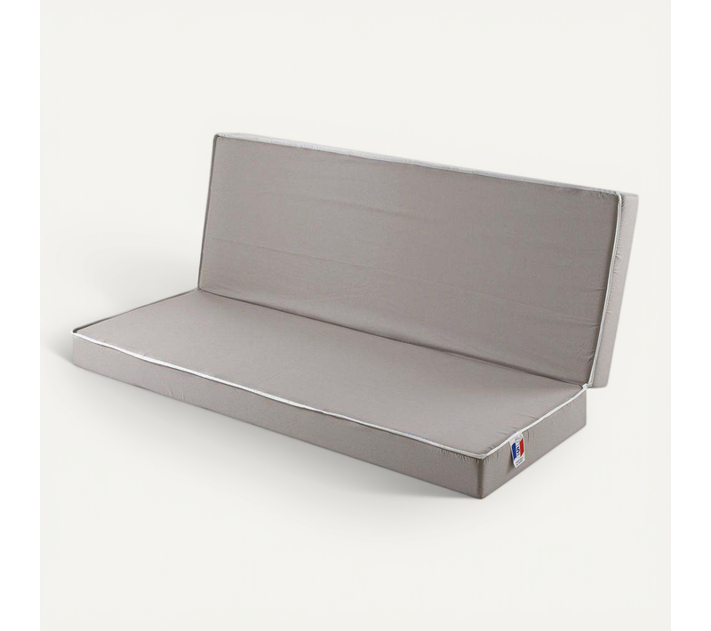 Matelas Latex Clic Clac 130x190 Banquette Fabrique En France