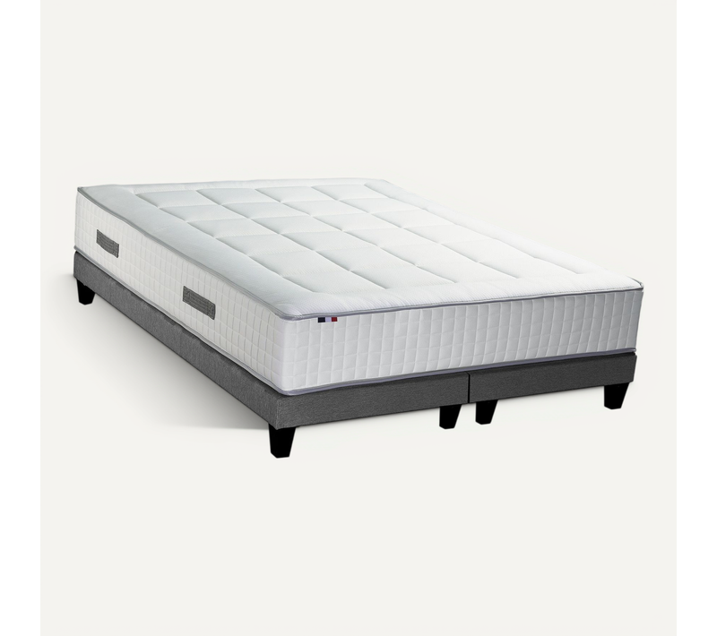 Matelas Hybride 7 Zones Memoire De Forme Sommier 2x90x200
