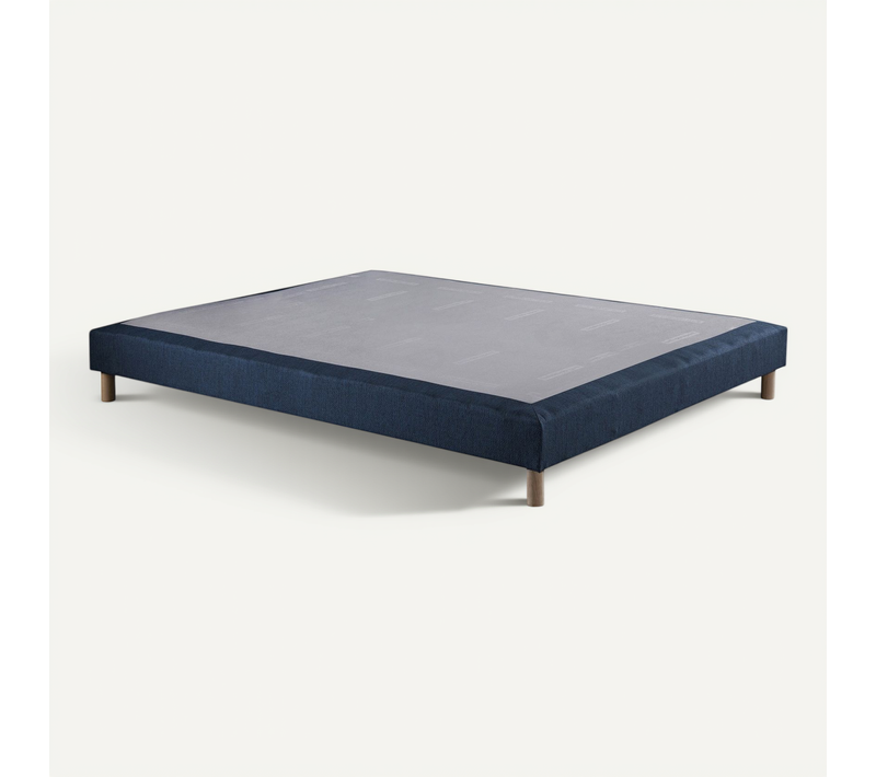 Sommier Tapissier Crepuscule Bleu Marine 140x190
