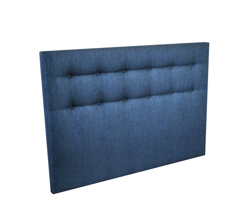 Tete De Lit Capitonnee Crepuscule Bleu Marine 180x115cm