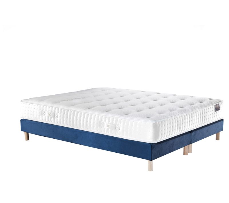 Ensemble Pulsar Matelas Ressorts Ensaches Memoire De Forme 160x200cm