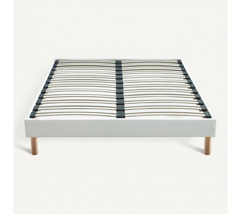 Sommier en kit 140x190 cm LUCIO blanc
