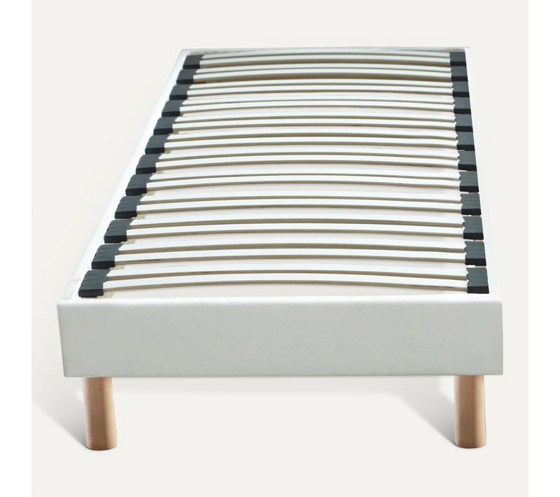 Sommier en kit 90x200 cm LUCIO blanc