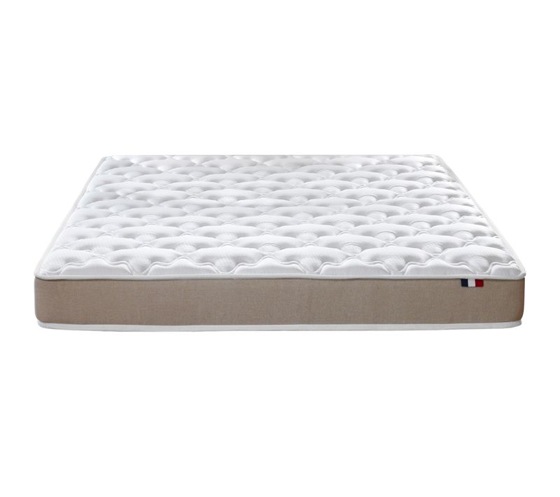 Matelas Mousse 140x200 cm Initiale Bi-confort Accueil Latex - Équilibre Et Nuits Paisibles