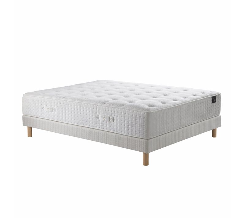 Matelas Hybride Helios Mémoire De Forme H31 Sommier Blanc