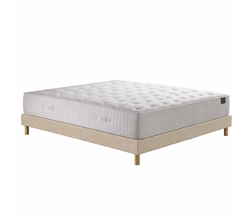 Matelas Hybride Helios Mémoire De Forme H31 Sommier Beige