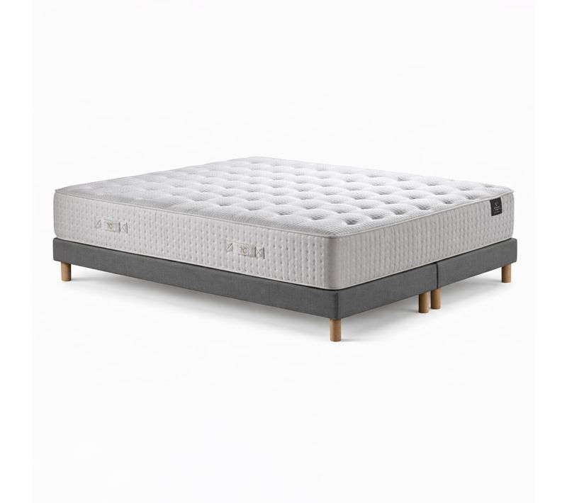 Matelas Hybride Helios Mémoire De Forme H31 Sommier Gris
