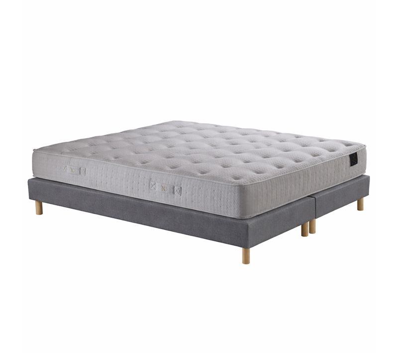 Matelas Hybride Pulsar Mémoire De Forme H27 Sommier Gris