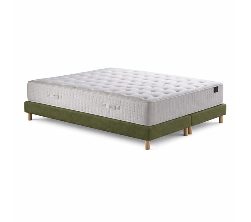 Matelas Hybride Helios Mémoire De Forme H31 Sommier Vert