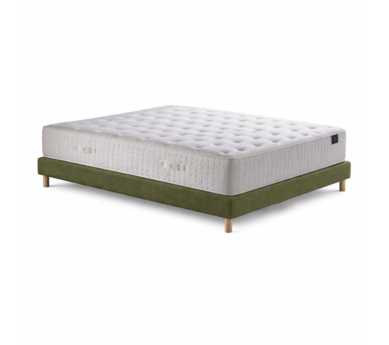 Matelas Hybride Helios Mémoire De Forme H31 Sommier Vert