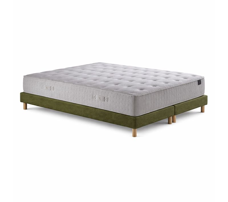 Matelas Hybride Pulsar Mémoire De Forme H27 Sommier Vert