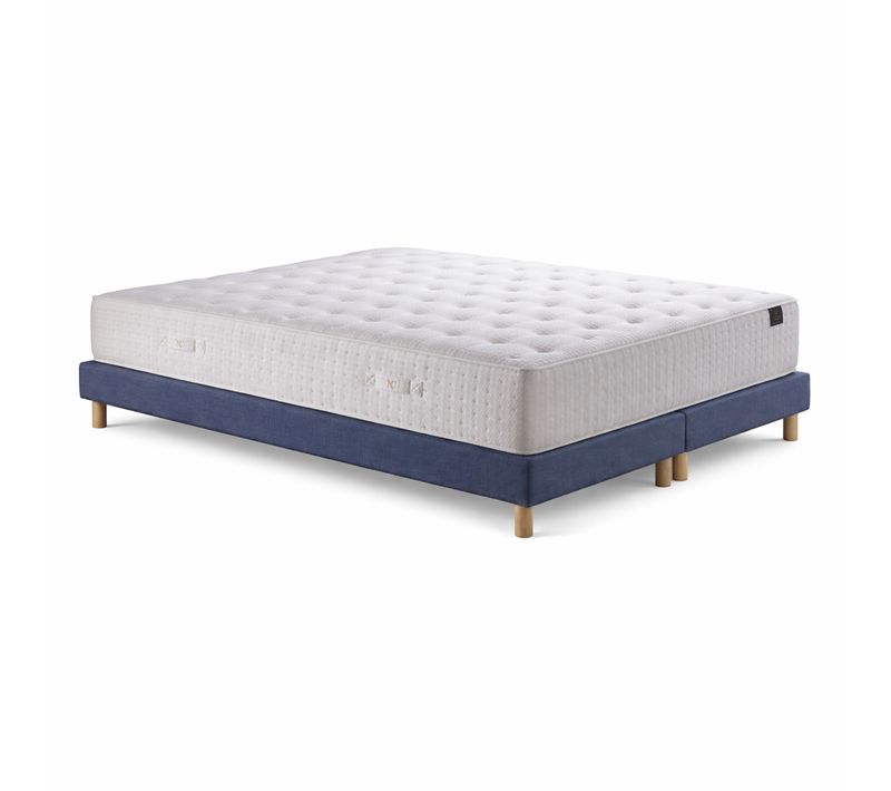 Matelas Hybride Helios Mémoire De Forme H31 Sommier Bleu